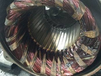 振动电机线包烘干